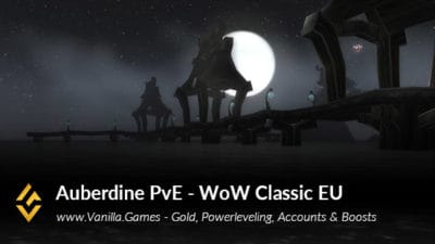 Auberdine Gold for WoW Classic era and WoW MoP Classic Eu France