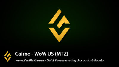 Cairne US Info, Gold for Alliance & Horde