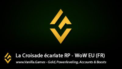 La Croisade écarlate RP EU Info, Gold for Alliance & Horde