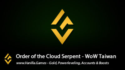 Order of the Cloud Serpent Taiwan Info, Gold for Alliance & Horde