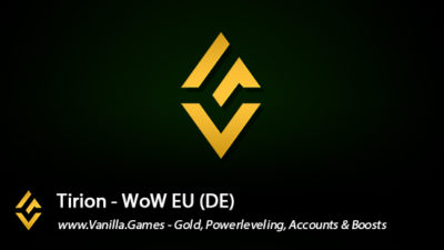 Tirion EU Info, Gold for Alliance & Horde