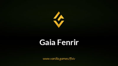 Gaia Fenrir Gil Final Fantasy 14 (FF14)
