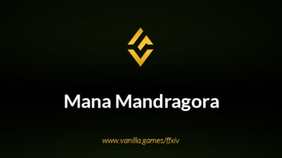 Mana Mandragora Gil Final Fantasy 14 (FF14)