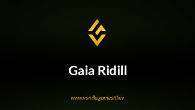 Gaia Ridill Gil Final Fantasy 14 (FF14)