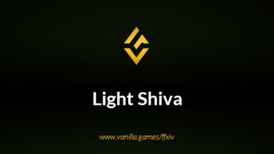 Light Shiva Gil Final Fantasy 14 (FF14)