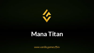 Mana Titan Gil Final Fantasy 14 (FF14)