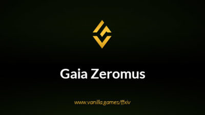 Gaia Zeromus Gil Final Fantasy 14 (FF14)