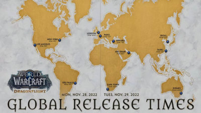 World Release Times WoW Dragonflight