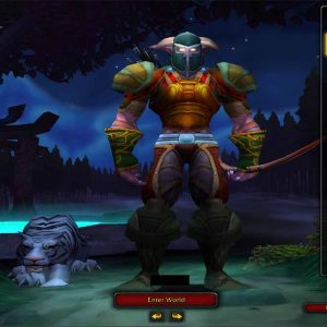 Night Elf Male Hunter 70 lvl ChromieCraft for sale