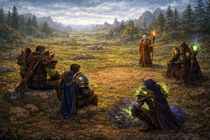 Competition at Classic Era gold farming spots
