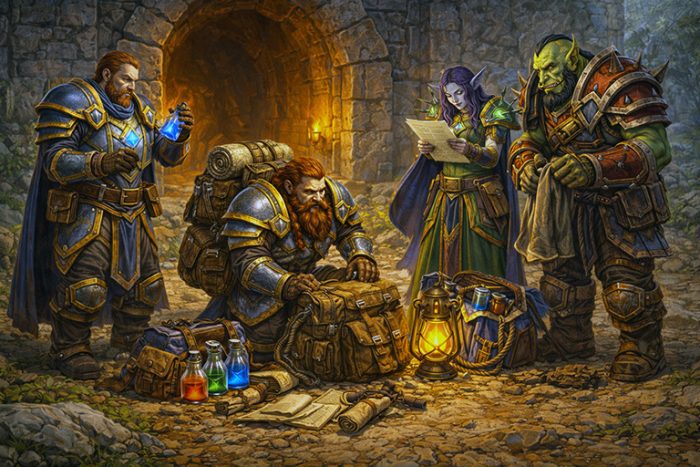 Dungeon preparation on Anniversary servers