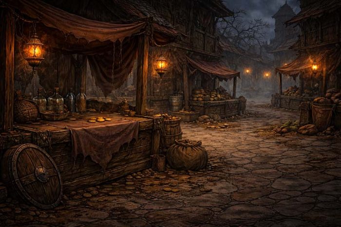 Empty WoW marketplace