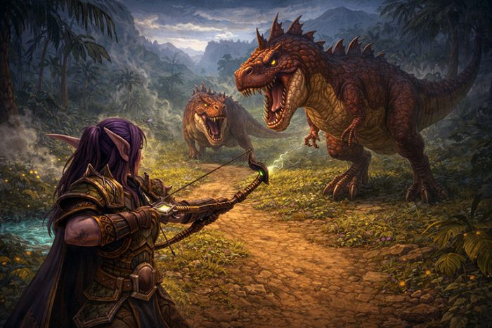 Gold farming in WoW Classic Era - Devilsaur at Un'goro