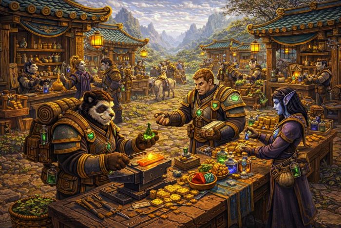 MoP Classic Auction House and profession markets