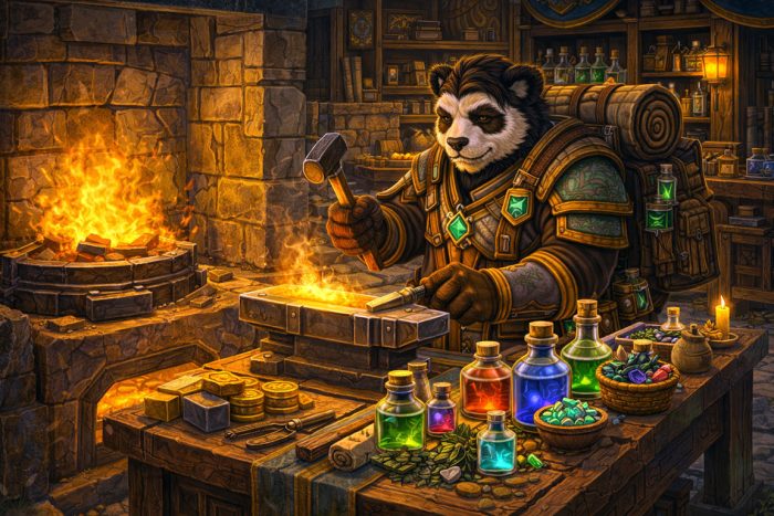 MoP Classic crafting professions gold costs