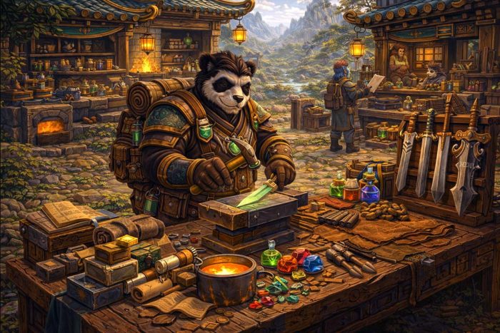 MoP Classic professions and gold
