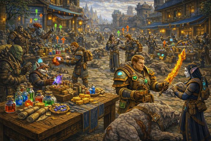 Private server Auction House gold behavior