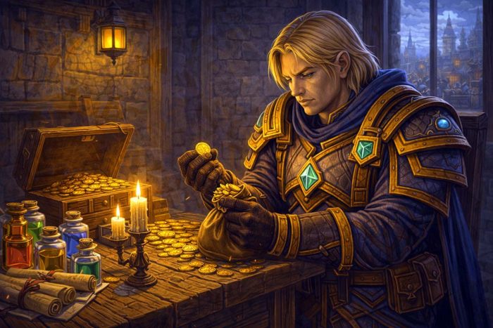 Responsible gold management on WoW private servers