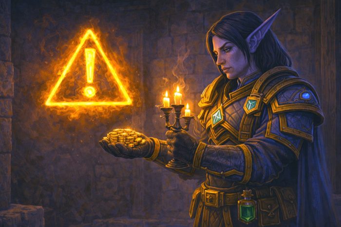 Risks of buying gold on WoW private servers