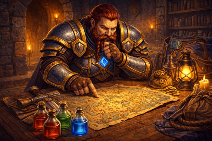 Strategic gold planning for fast progression