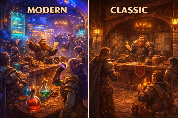 WoW Auction House contrast