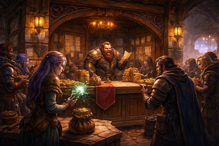 WoW Auction House scene