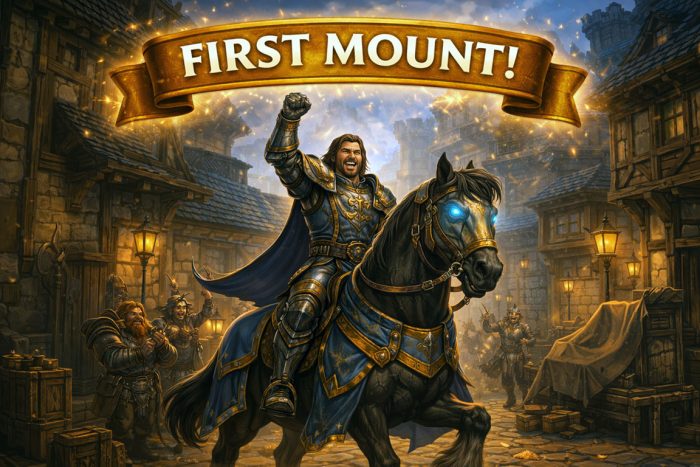 WoW Classic mount milestone