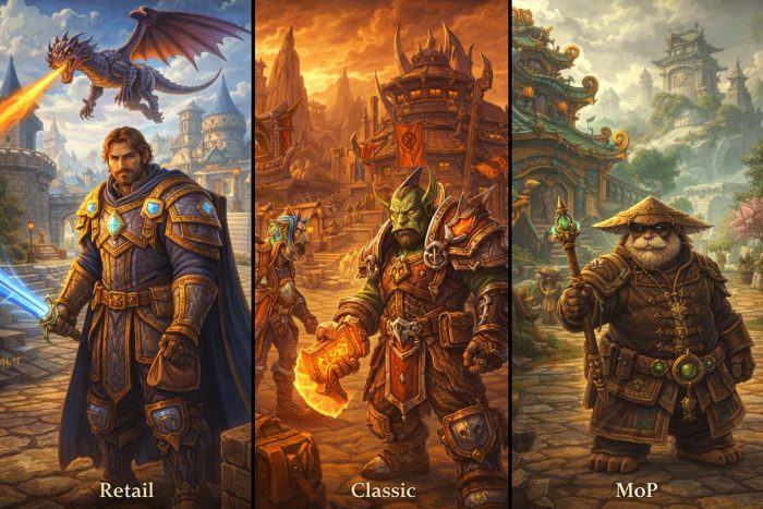 WoW server types and gold buying safety