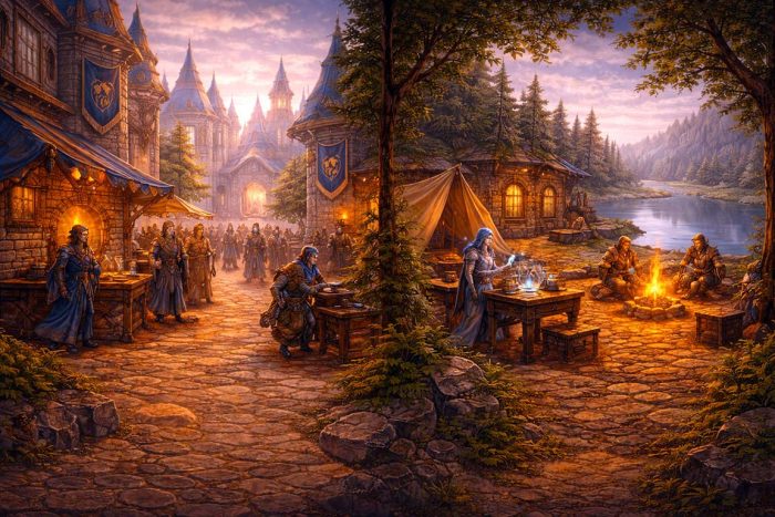 Economic activity differences across WoW servers