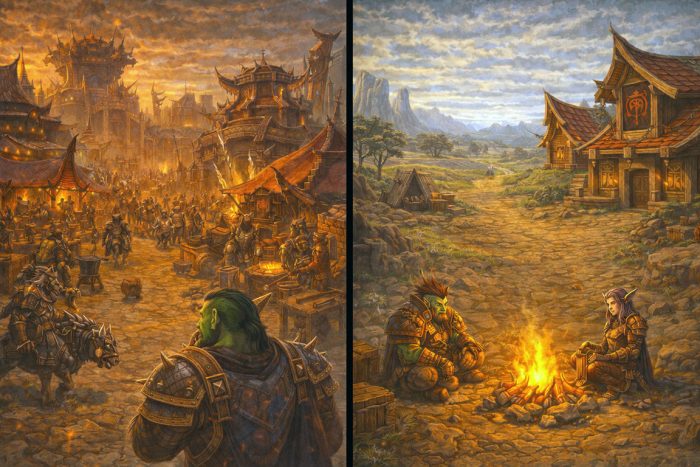 Economic differences between WoW server types