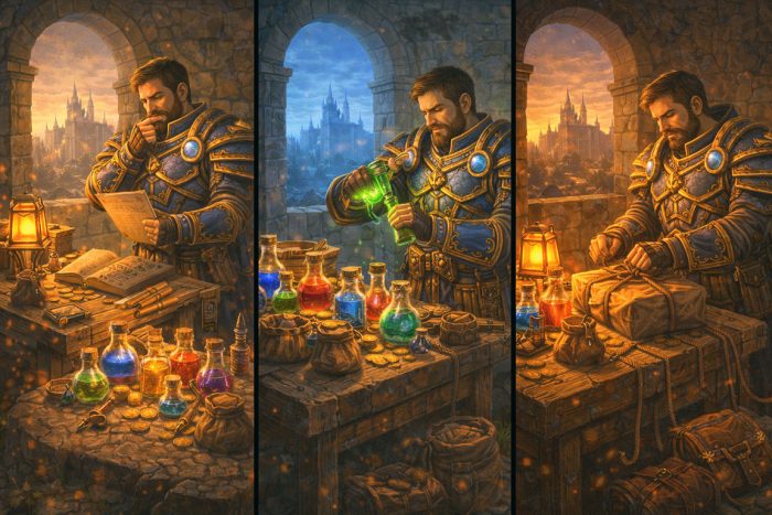 Gold and time management in WoW