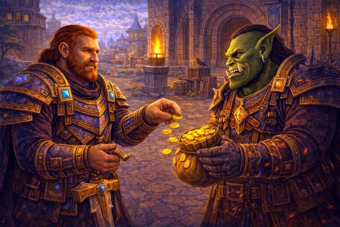 Responsible WoW gold delivery behavior