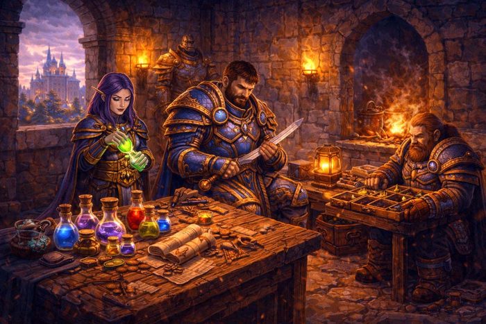 Time management and gold in WoW