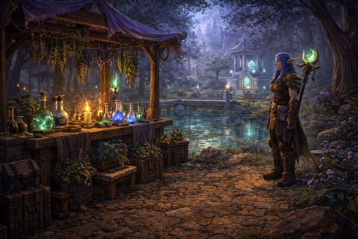 Herbalism and alchemy as steady gold-making professions in WoW Classic