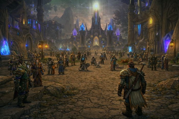 A mature WoW Classic server environment in 2026