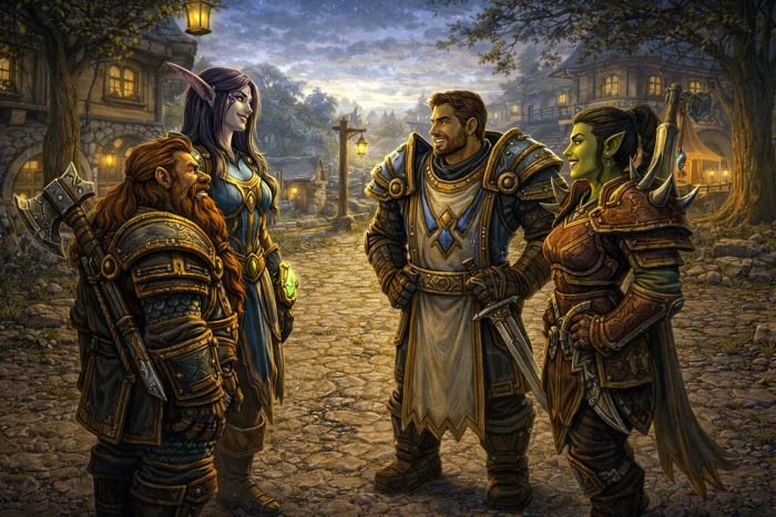 Community-driven gameplay on a WoW private server